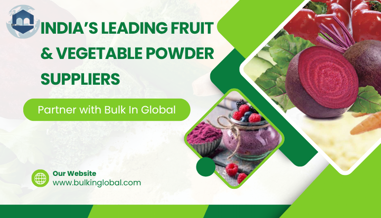 India’s Leading fruit and vegetable powder manufacturers 