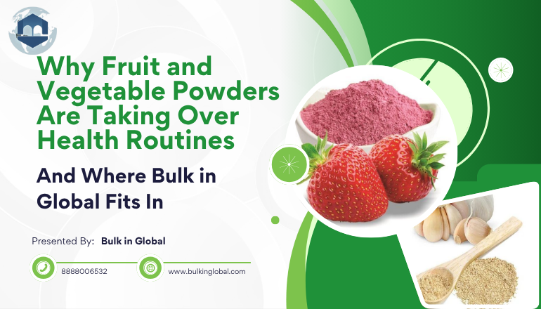 Why Fruit and Vegetable Powders Are Taking Over Health Routines