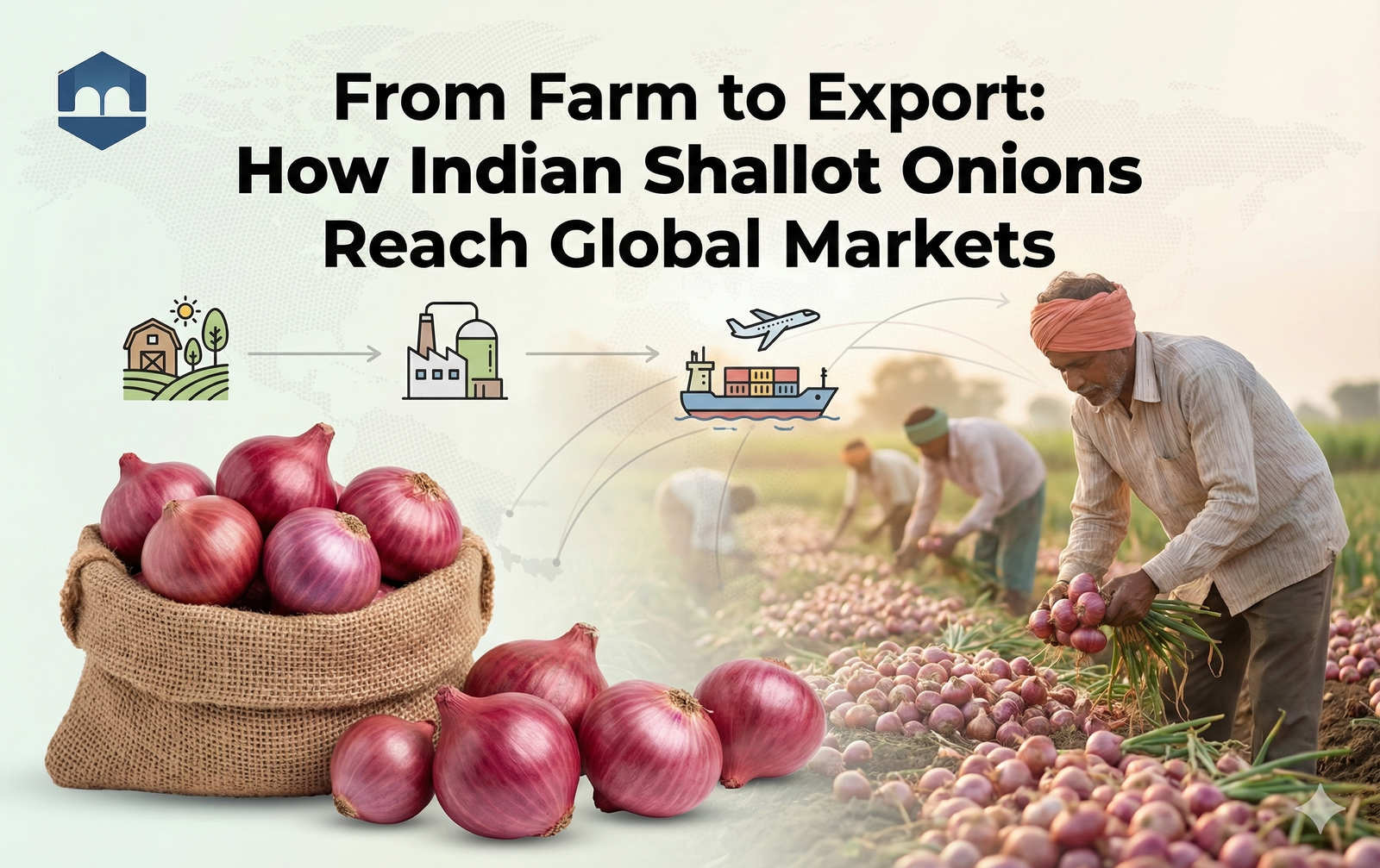 From Farm to Export: How Indian Shallot Onions Reach Global Markets