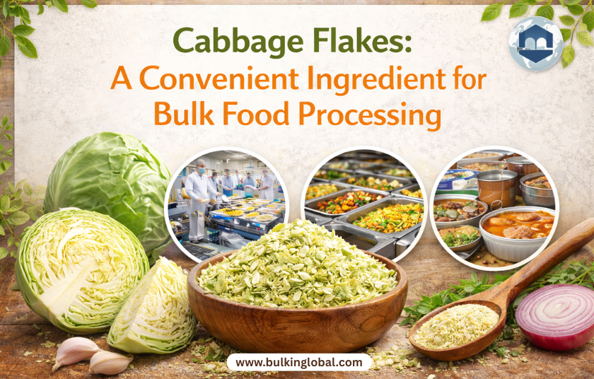 Cabbage Flakes: A Convenient Ingredient for Bulk Food Processing