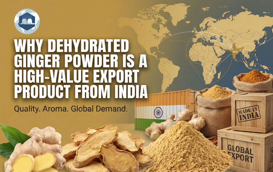 Why Dehydrated Ginger Powder Is a High-Value Export Product from India
